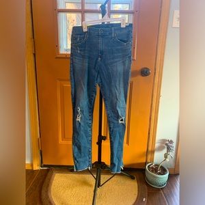 Adriano Goldschimied Farah Skinny Ankle High Rise Jeans